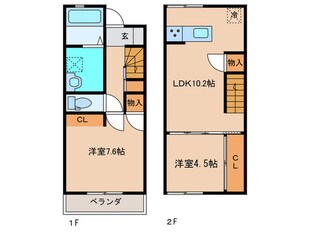 リリンクスの物件間取画像